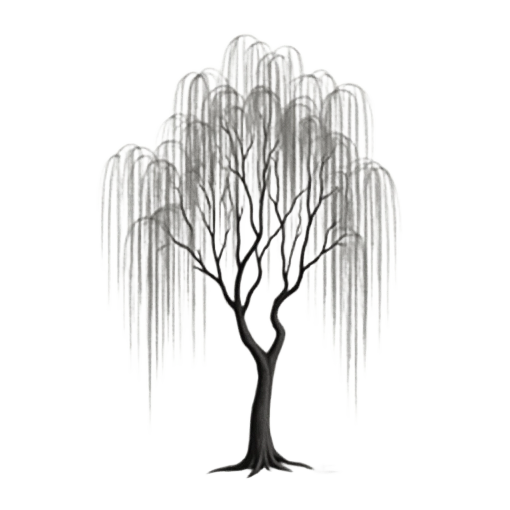 Ghostly Willow Tree